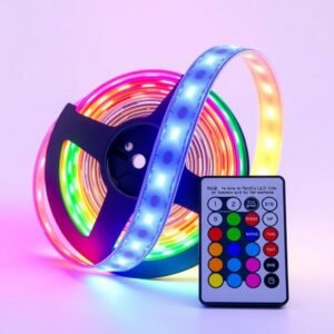 5m RGB LED Strip Lights with Remote